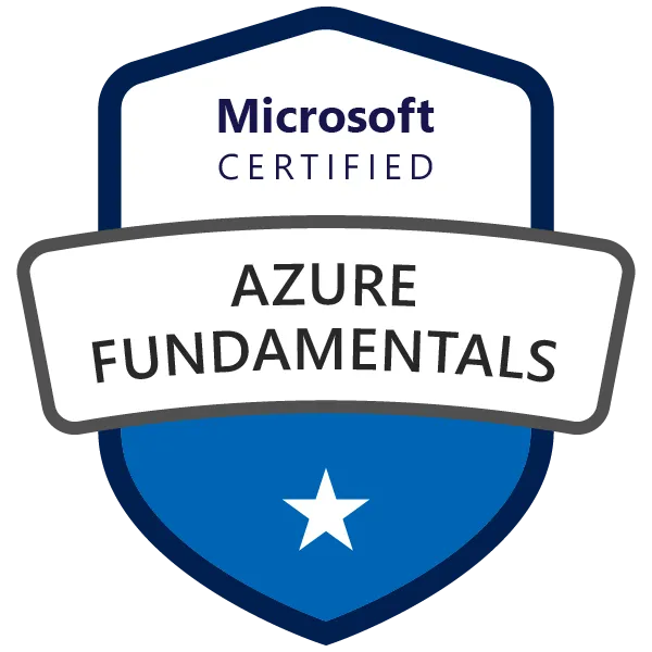 AZ-900 badge